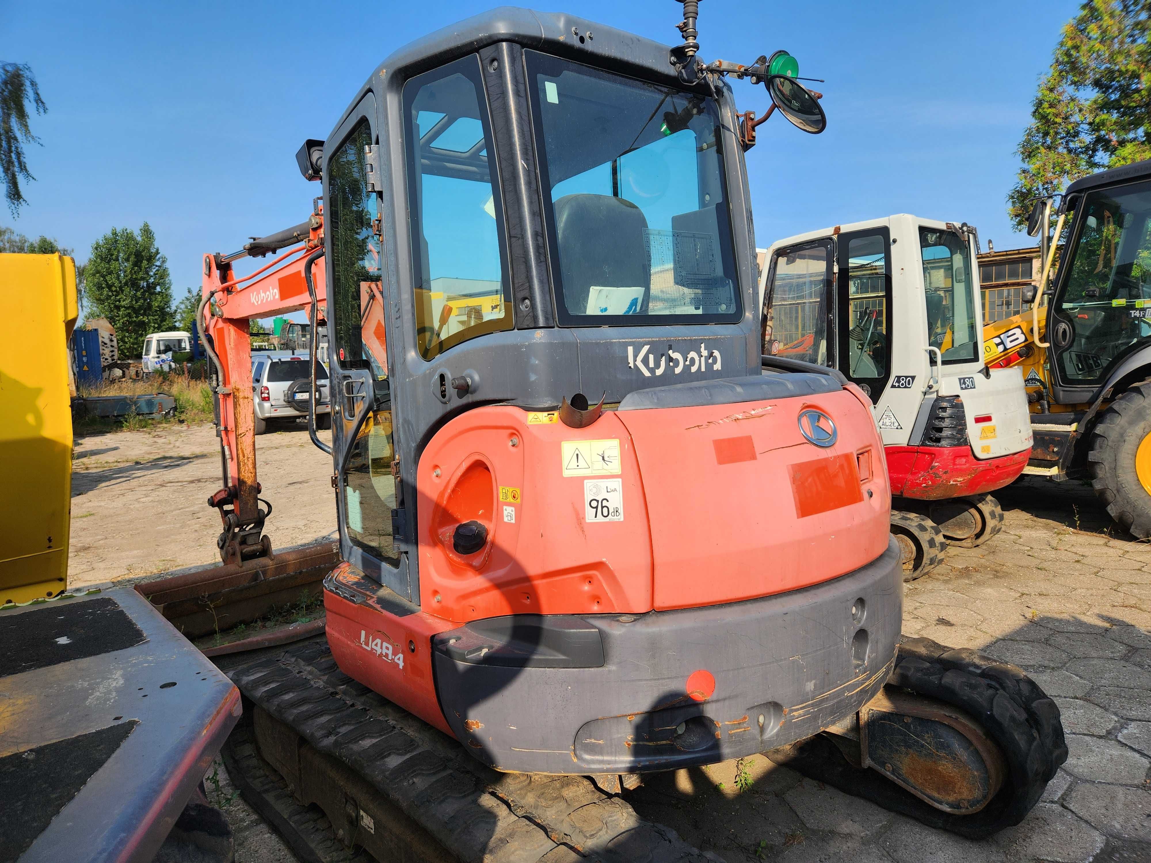 kubota u48 minikoparka mini koparka bobcat wacker neuson yanmar jcb