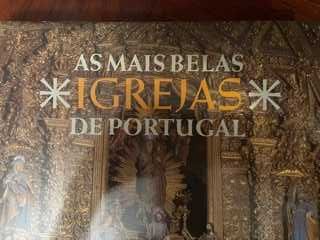 Coleção 2 Livros" As mais bels Igrejas de Portuga" da Verbo