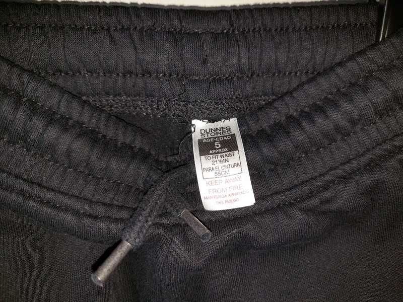 Spodnie-dresy slim Dunnes Stores 5lat(104-110cm) Uniseks,Jak Nowe