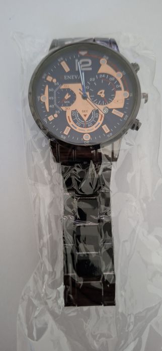 zegarek kwarcowy elegancki czarny