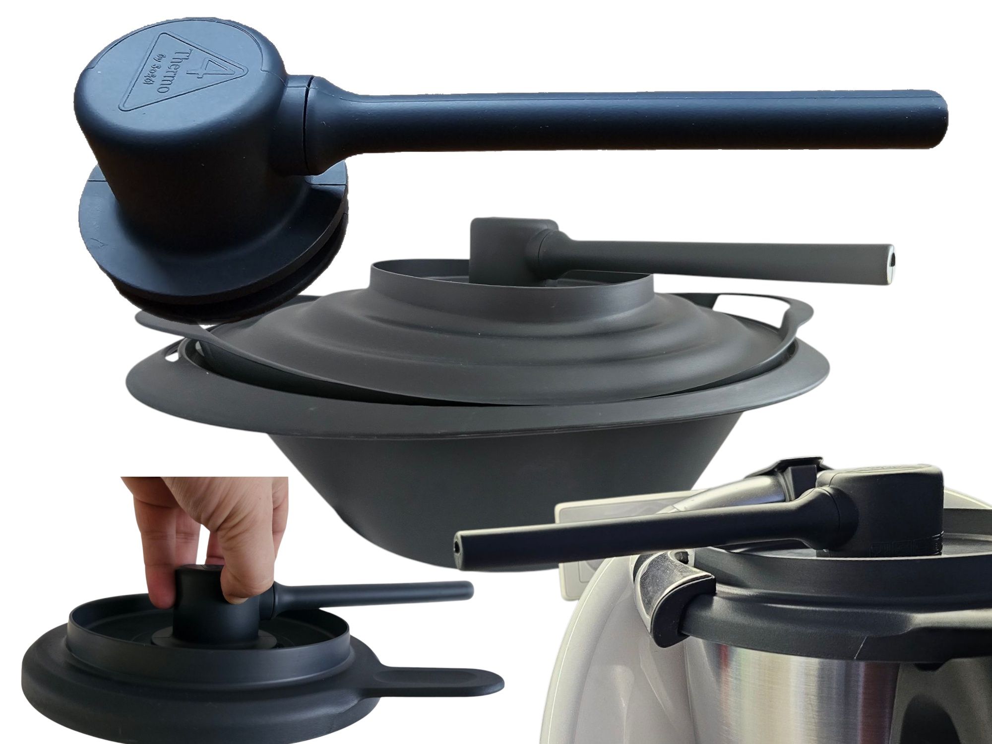 2x nasadka odprowadzająca parę do Thermomix