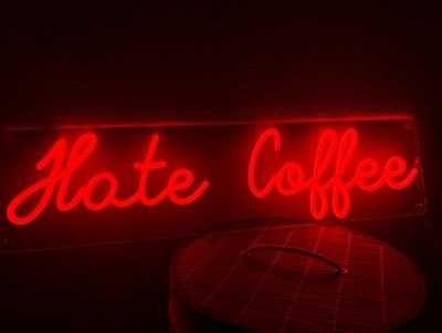 Неонові вивіски кафе, неоновая вывеска coffee неонова вивіска в заклад