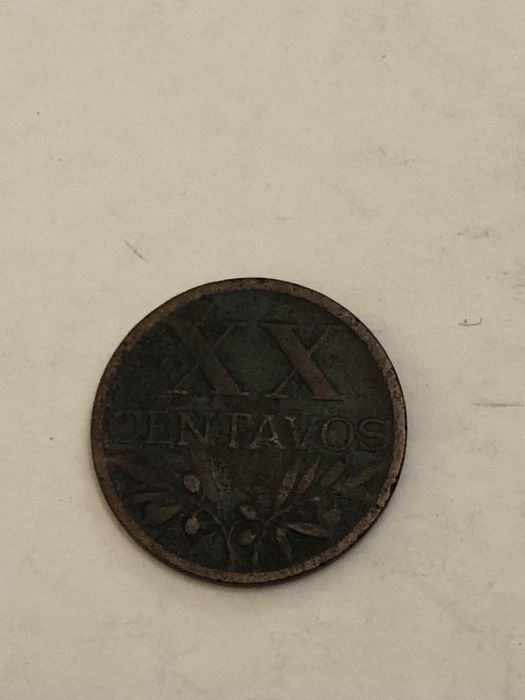 Moeda XX Centavos 1949 Bronze