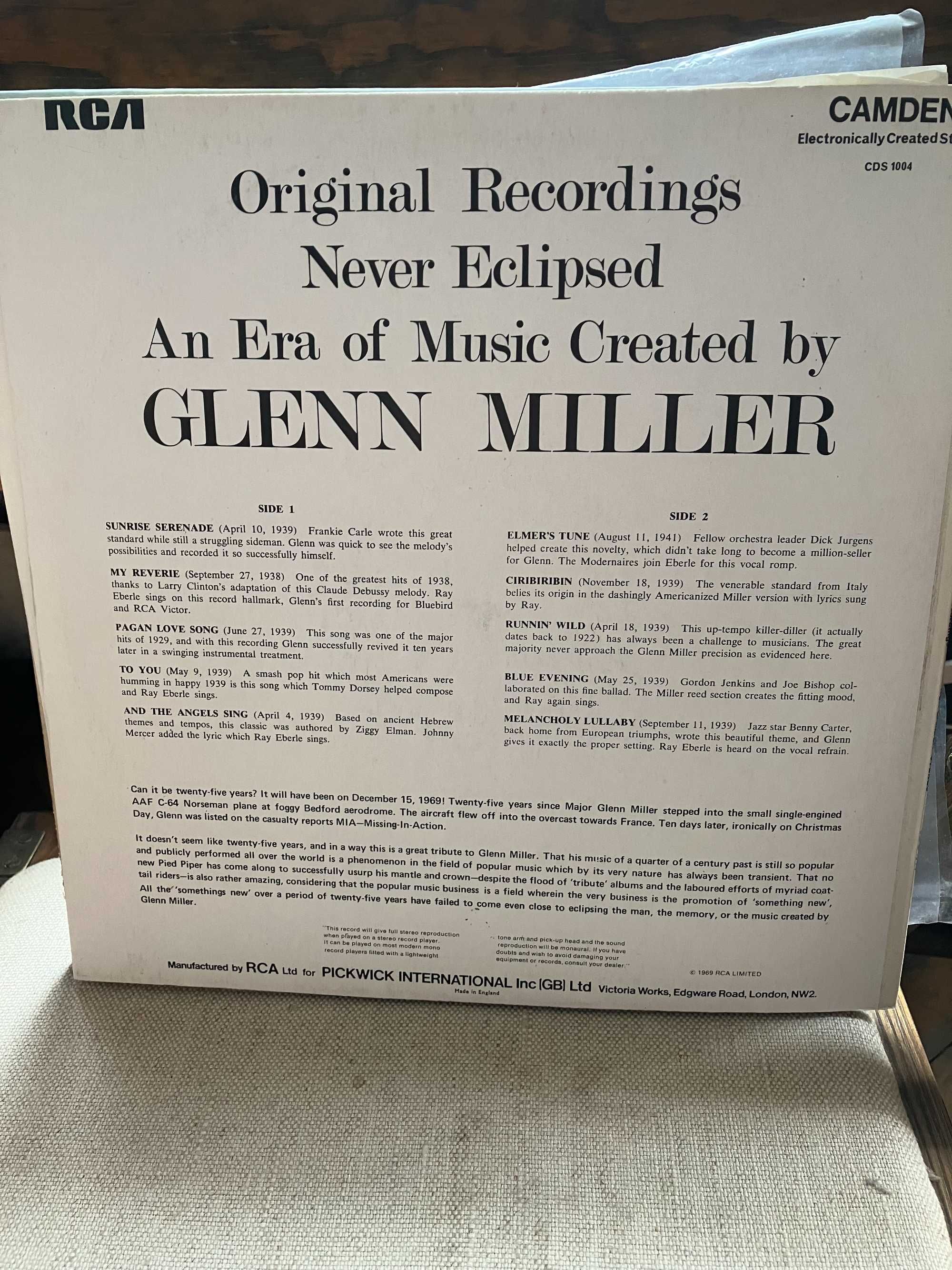 Winyl Glenn Miller and His Orchestra  mint