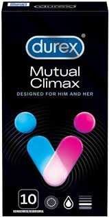 Durex Mutual Climax prezerwatywy 10szt. prążkowane opóźniające wytrysk