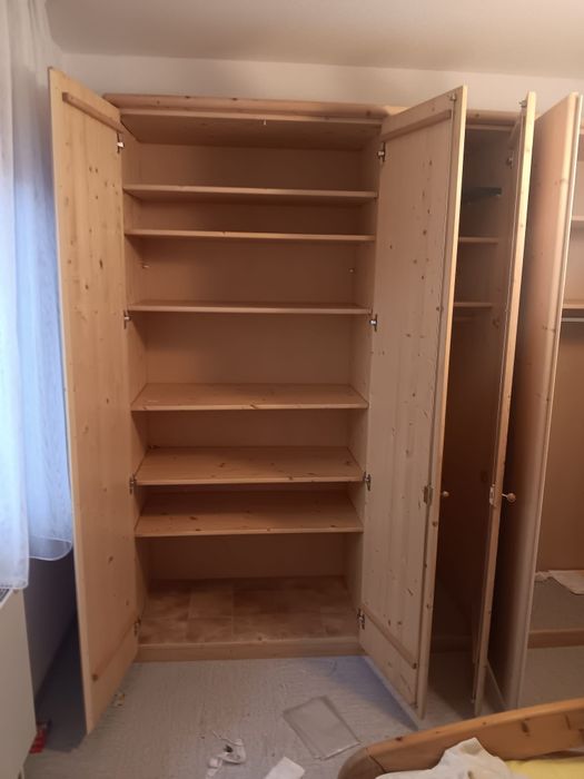 Szafa drewniana garderoba 3 elementów