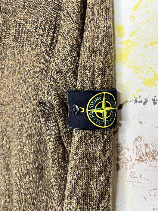 Свитер зипка 1/3  кофта Stone Island оригинал винтаж размер L