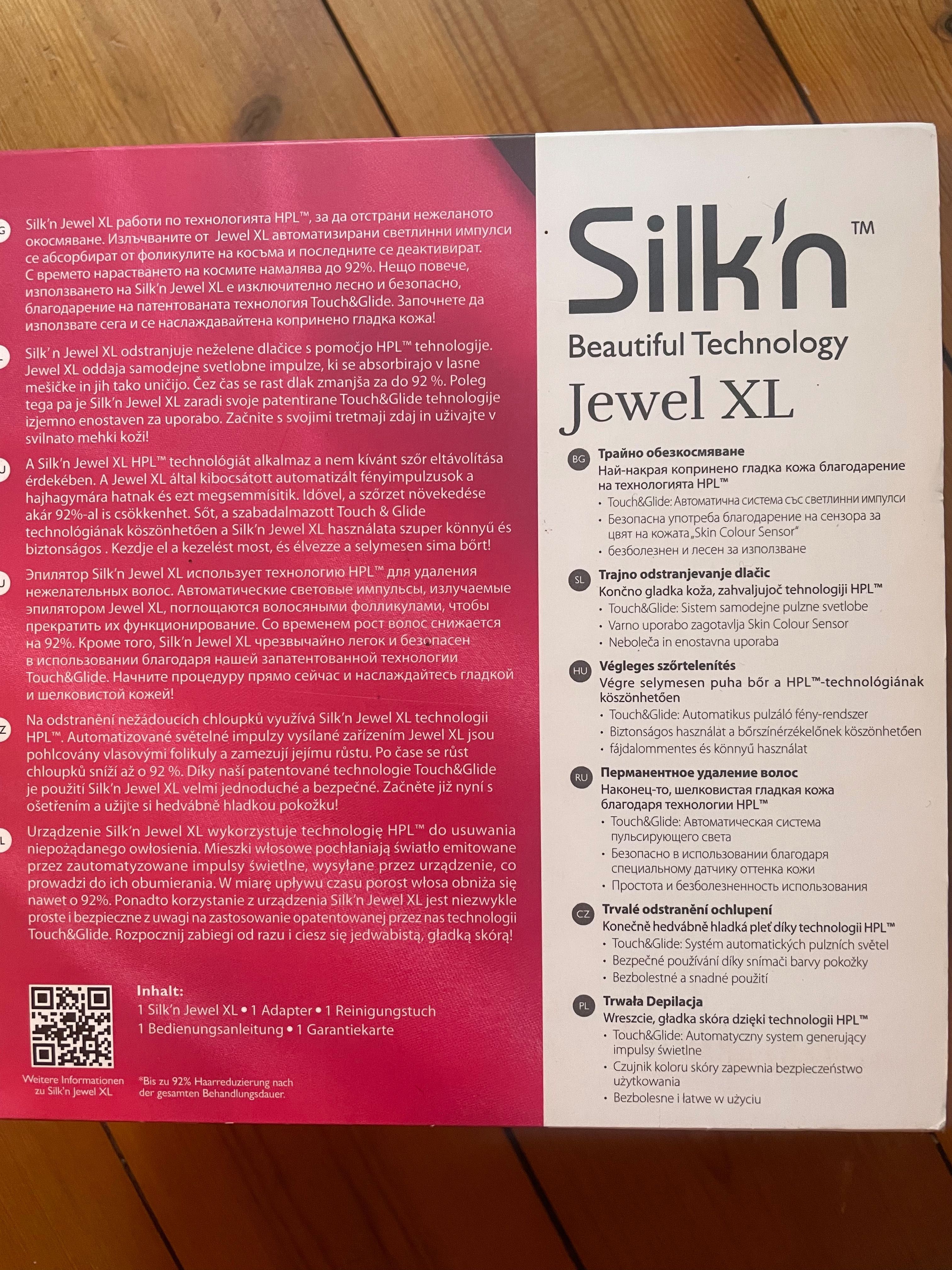 Depilator laserowy Silk’n Jewel XL, Model: 3210