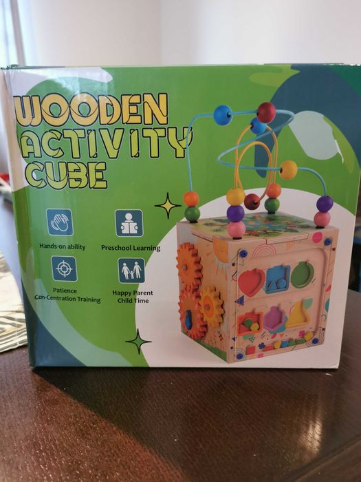 Drewniana zabawka edukacyjna Montessori