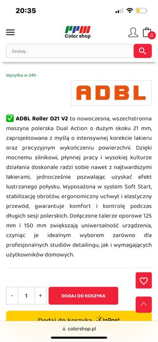 Maszyna polerska adbl