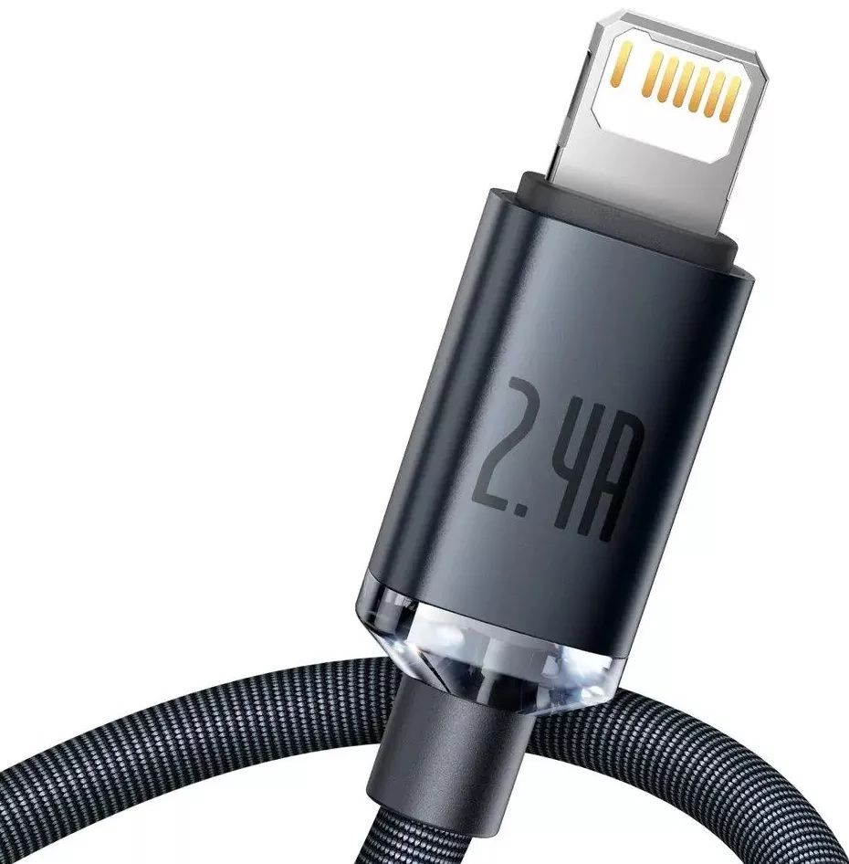 Кабель  Baseus 2.4A 1.2M USB Lightning