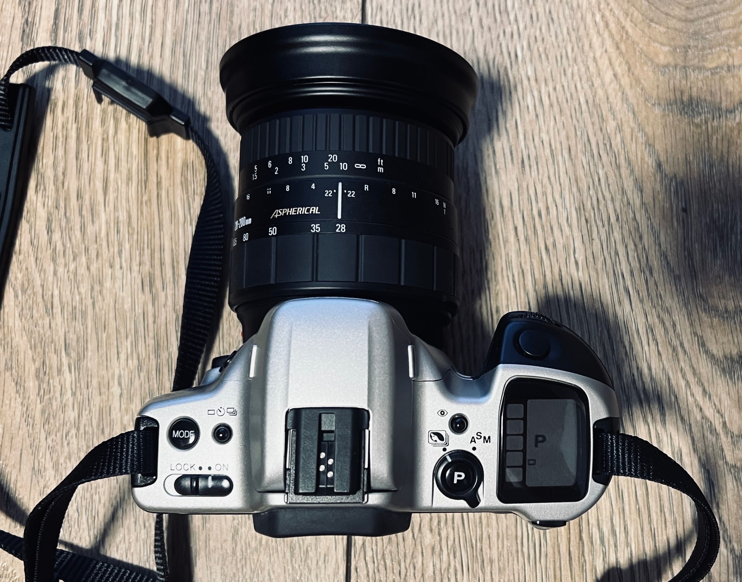 Aparat fotograficzny Minolta Dynax 500si Sigma 3.8-5.6/28-200mm