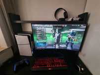 Monitor OAC GAMING 240HZ 32pP. TECLADO E MOUSE DA KROM + Secretária.