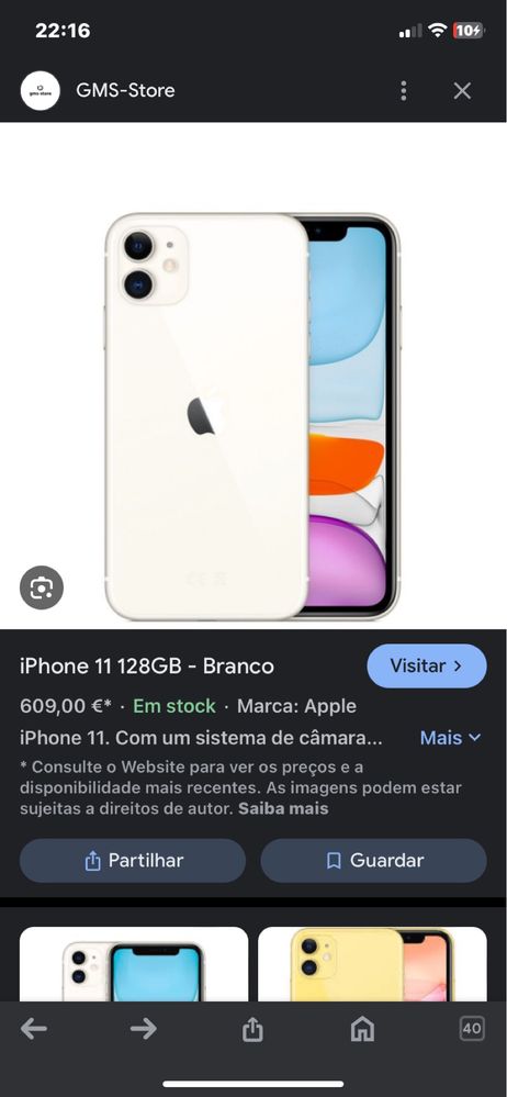 Iphone 11 pra troca ou venda