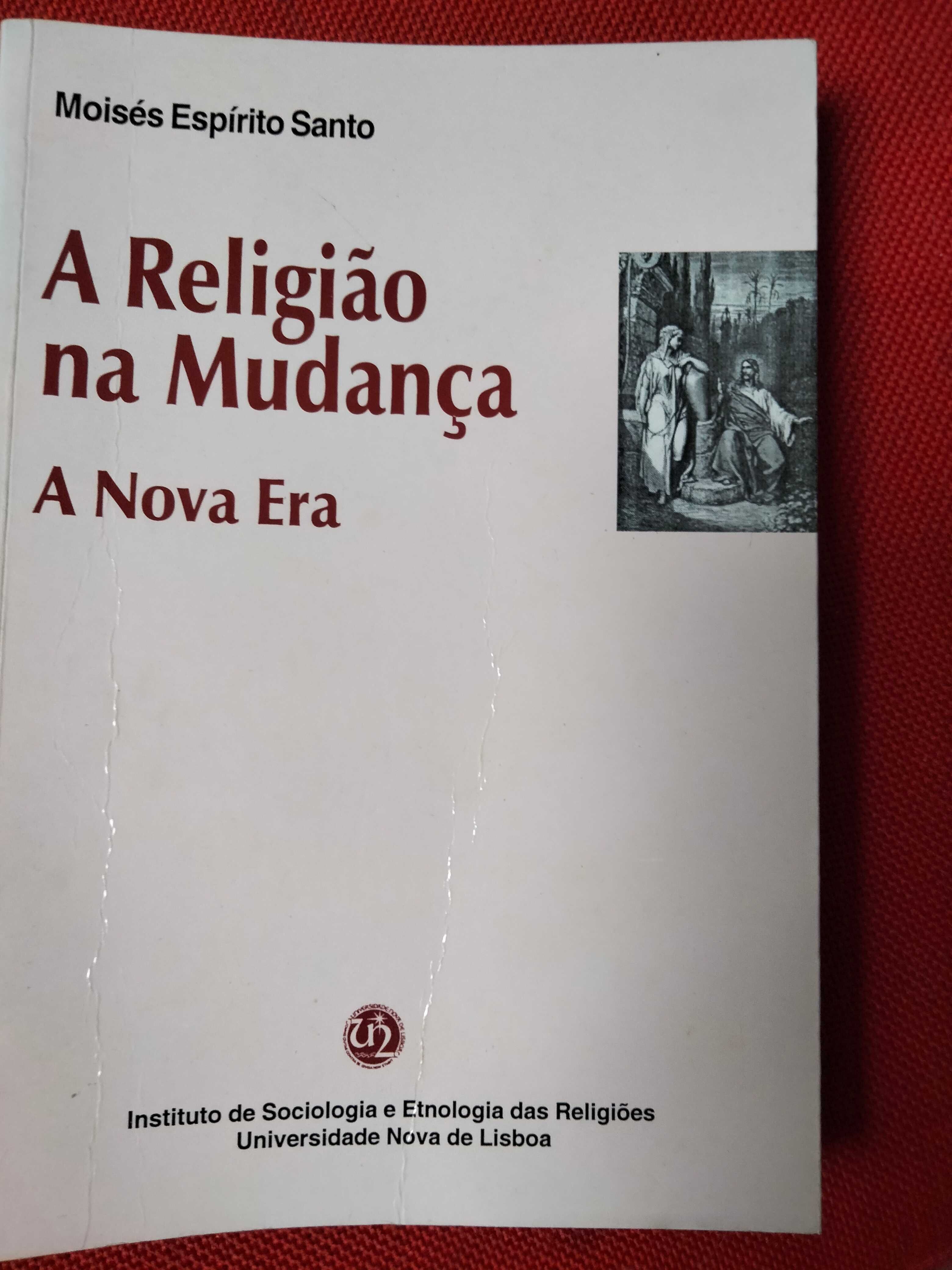 Livro A religião na mudança de Moisés Espírito Santo