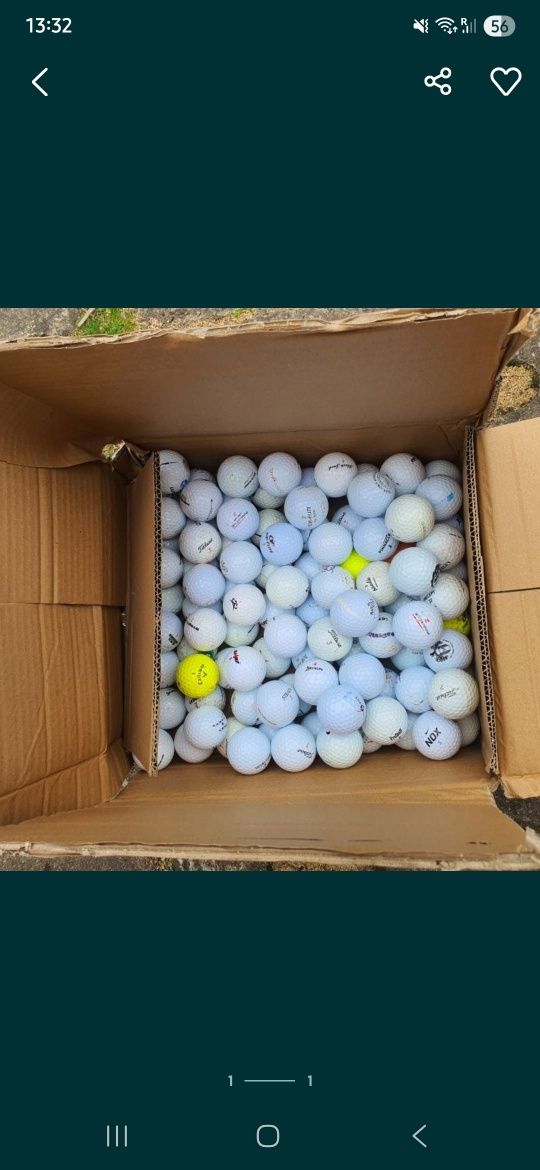 Pileczki golfowe 100 sztuk bez range