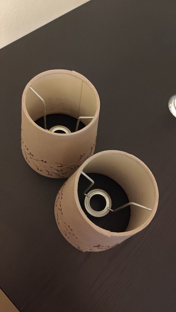 Conjunto de 2 abajures para candeeiro