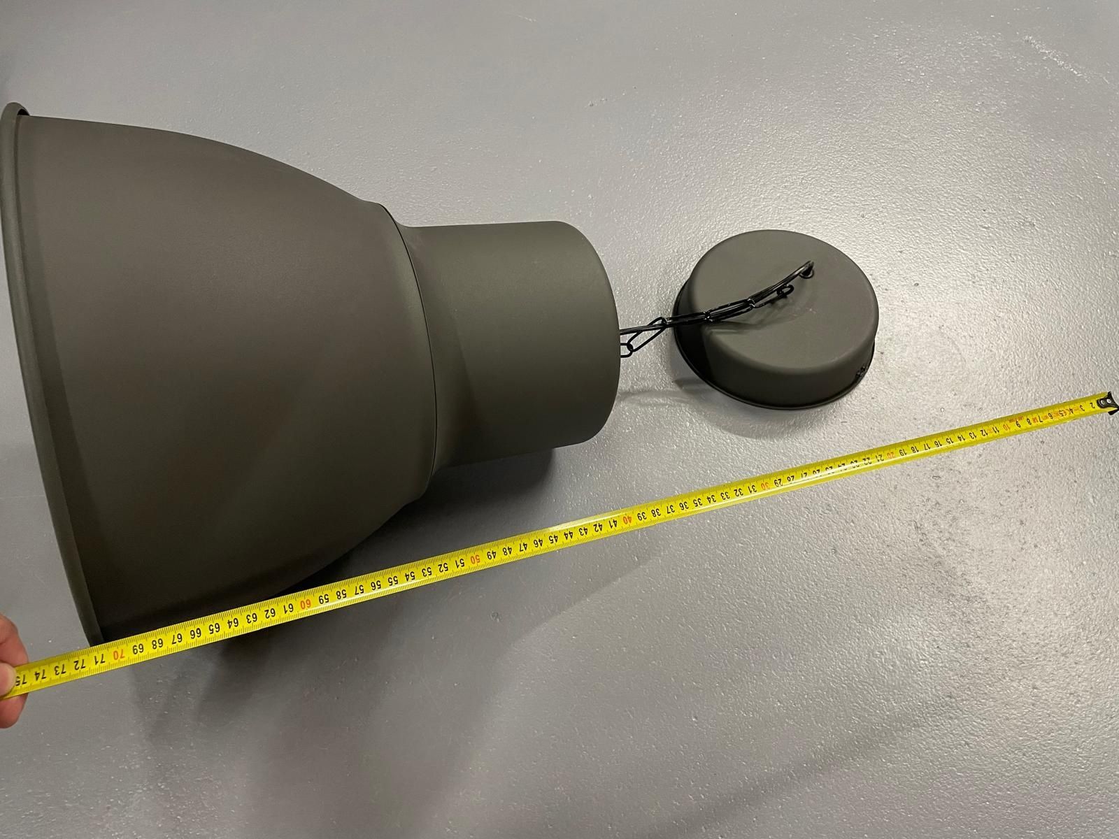Lampa sufitowa industrialna duża 38 cm ŚR