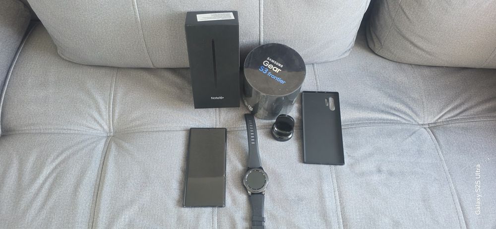 Samsung NOTE 10 PLUS 12Gb/256Gb  + Smartwatch Samsung GEAR S3 FRONTIER