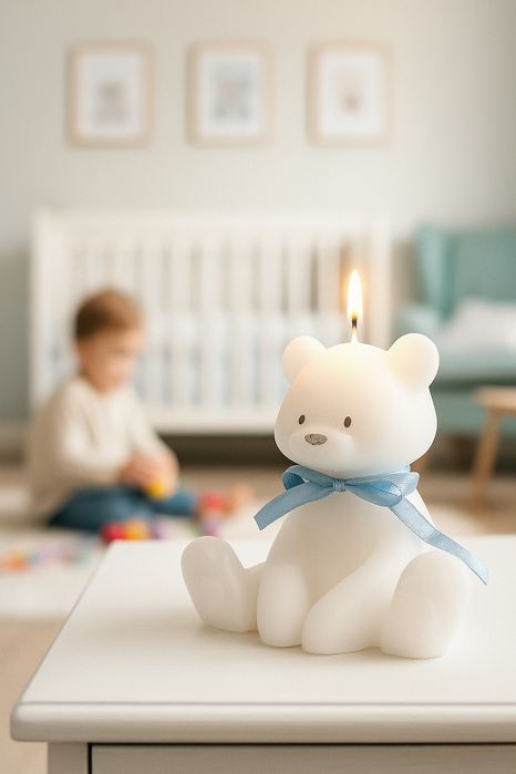 Vela Urso Artesanal – Presente Único e Aromático