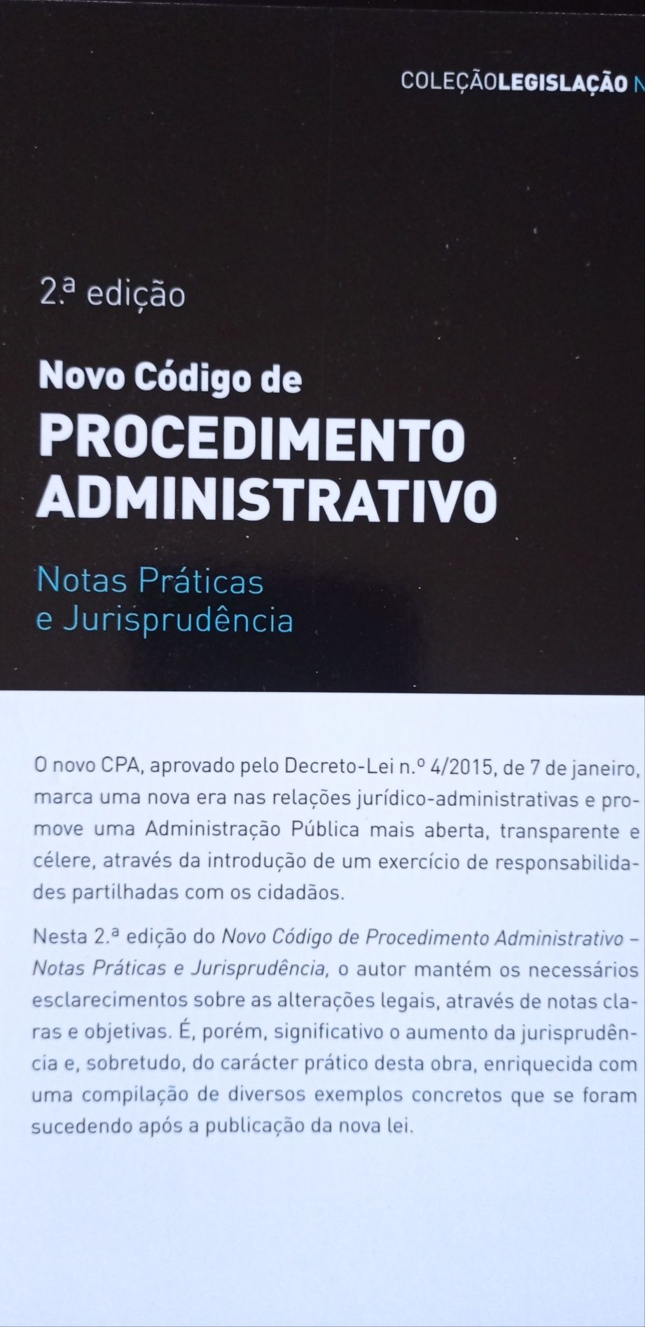 Código Procedimento Administrativo
Notas Práticas e Jurisprudência