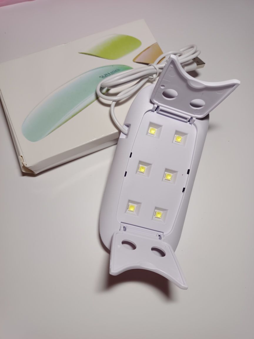 Nowy zestaw startowy do paznokci hybrydowych podróżny lampa UV