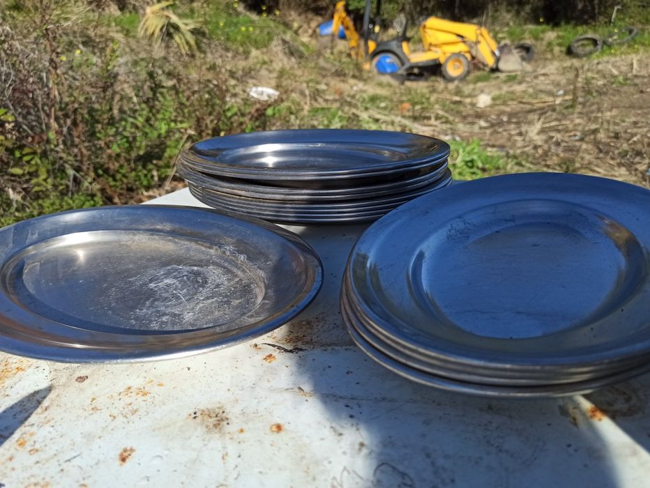 Travessas em Inox lote