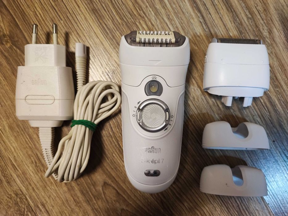 Эпилятор Braun Silk-epil 7 SE Германия комплект отличное состояние