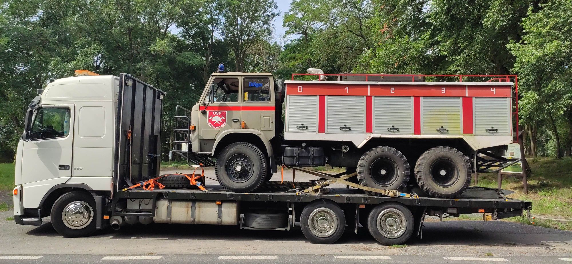 Laweta holowanie Drogowa Transport Rolniczych i Budowlanych TIR Gabar