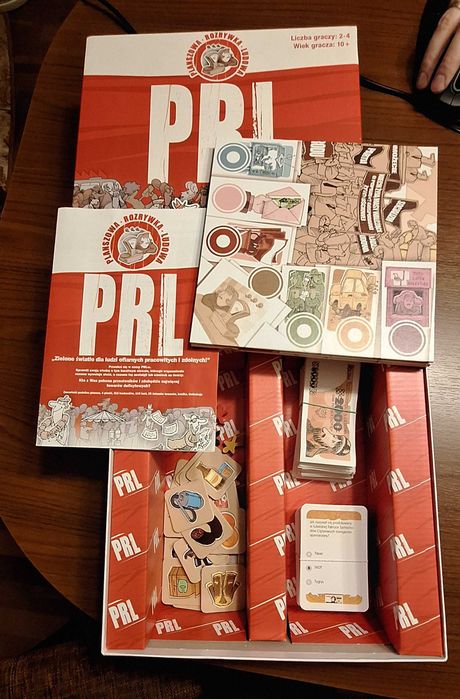 PRL – Planszowa Rozrywka Ludowa (gra planszowa, kompletna)