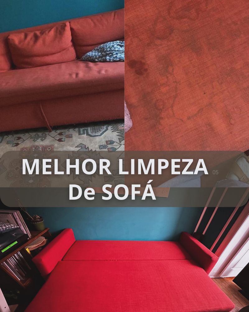 LIMPEZA E HIGIENIZAÇÃO DE SOFÁS E COLCHÕES TAPETES