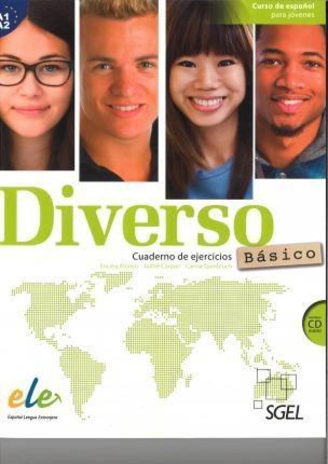 Diverso basico A1+ A2 ćwiczenia + CD SGEL - Educacion praca zbiorowa