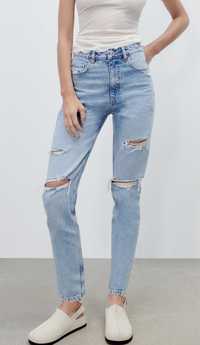 Spodnie jeansowe mom jeans Zara S