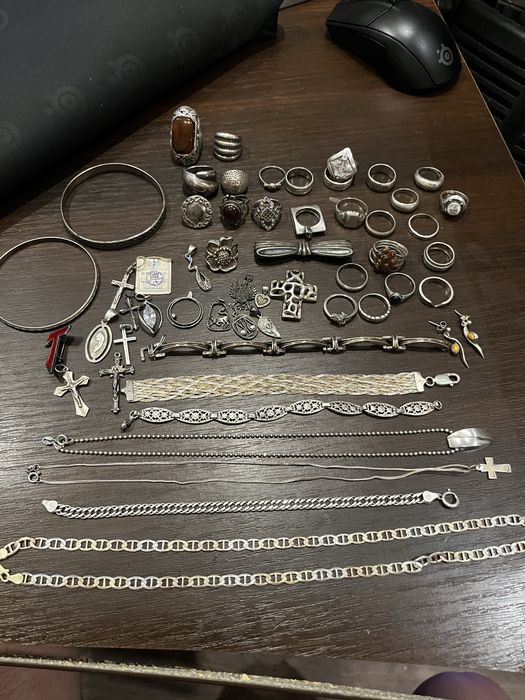 Zestaw srebrnych wyrobów - 273g