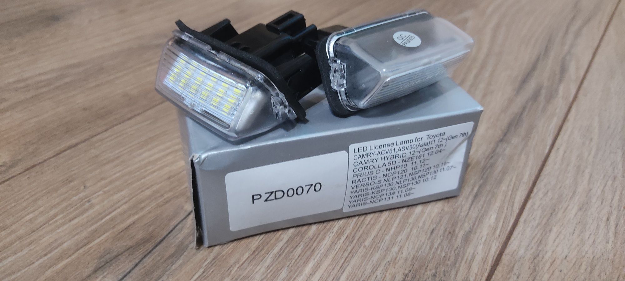 Набори(2Плафони) led підсвічування номера #Toyota #LEXUS# camry40/50