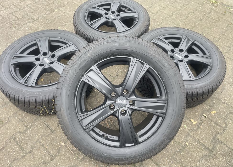 Koła zimowe 5x112 17” 7.5j et38 Audi q3 VW tiguan seat ateca inne VAG