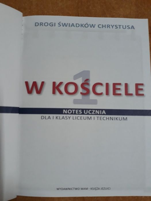 Drogi świadków chrystusa w kościele do liceum i technikum