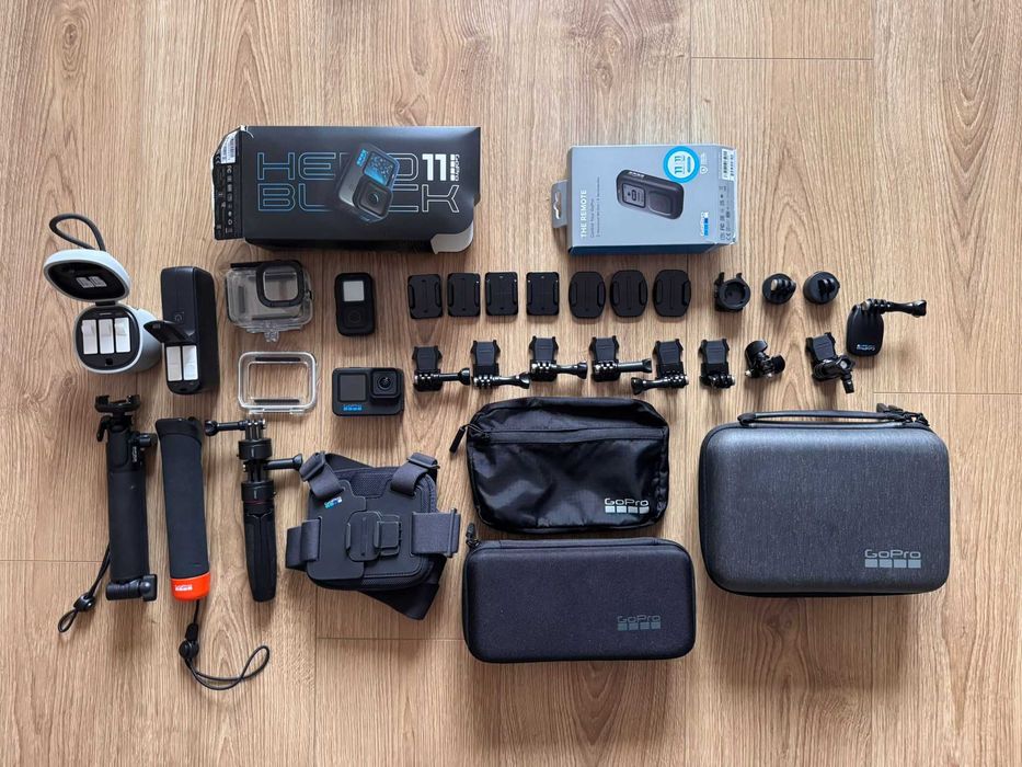GoPro 11 Black - Kompletny zestaw