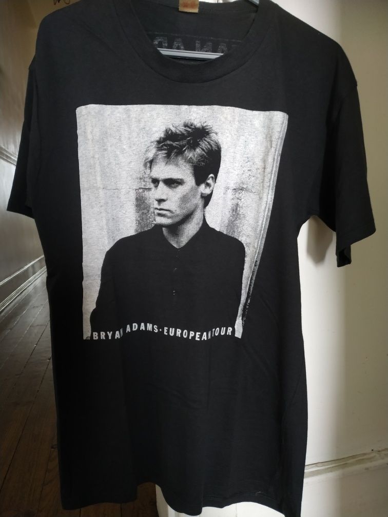 T'shirt rock Bryan Adams 1º concerto em Portugal-European Tour 1988