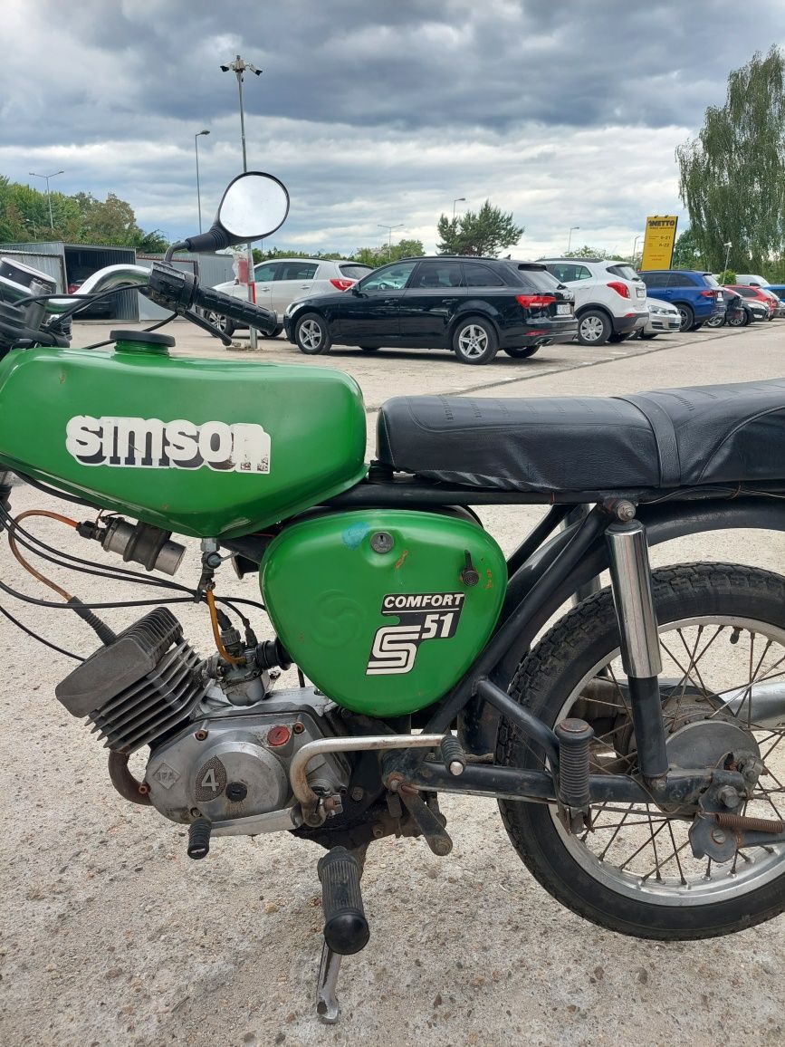 Motorower Simson S 51 - 1983 rok