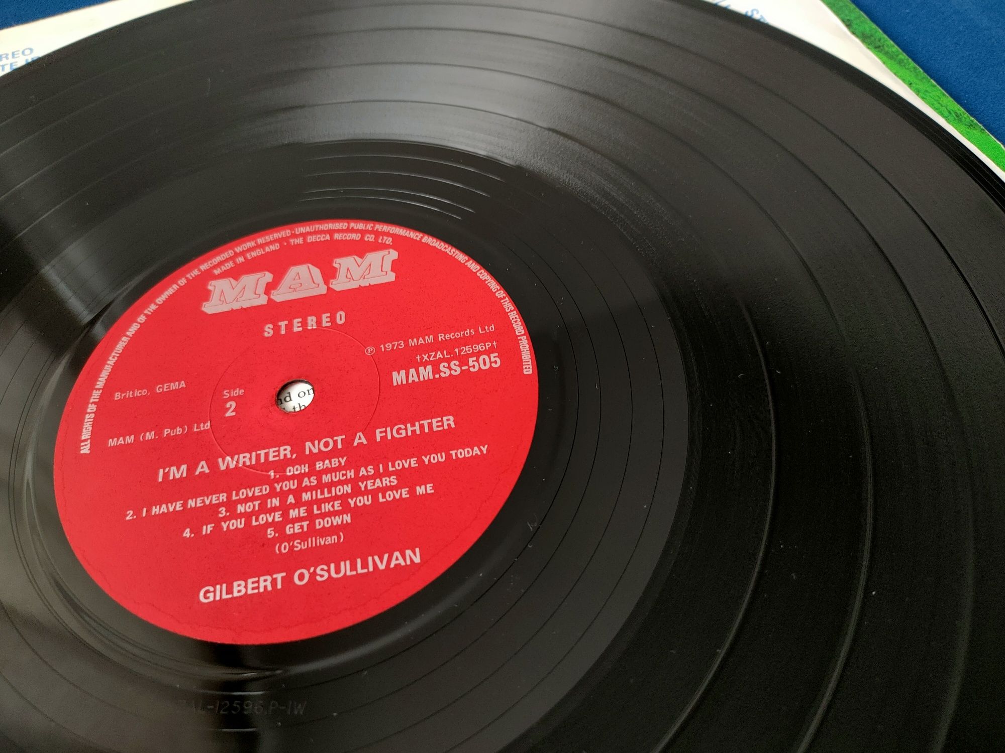 Gilbert O'Sullivan ‎– I'm A Writer, Not A Fighter