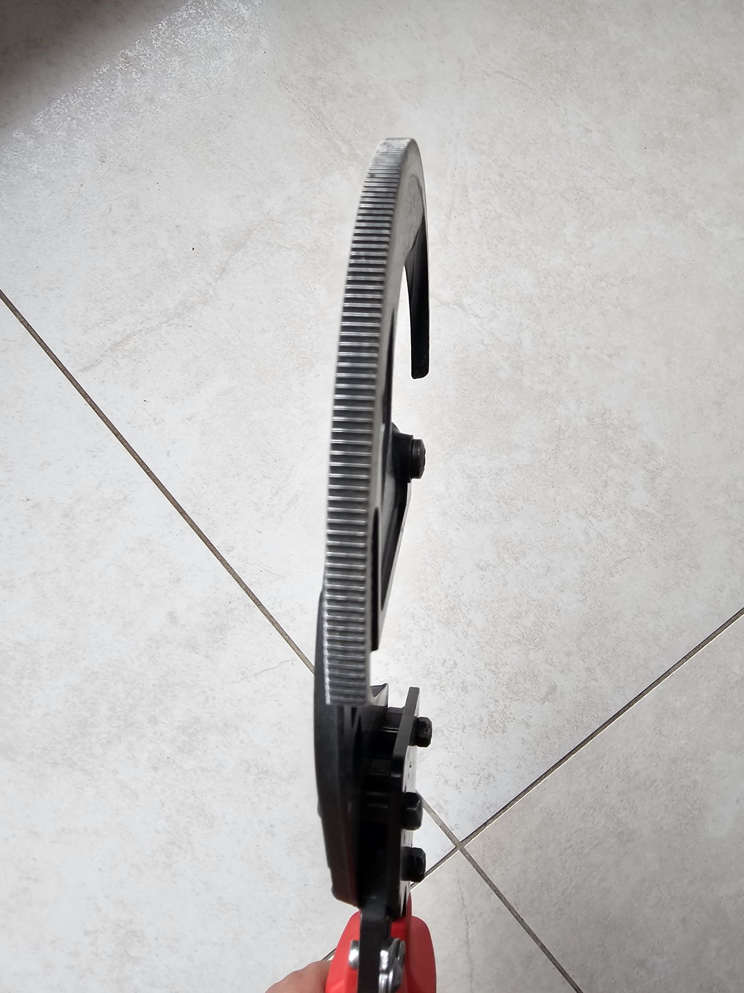 Nożyce do kabli z mechanizmem zapadkowym Knipex