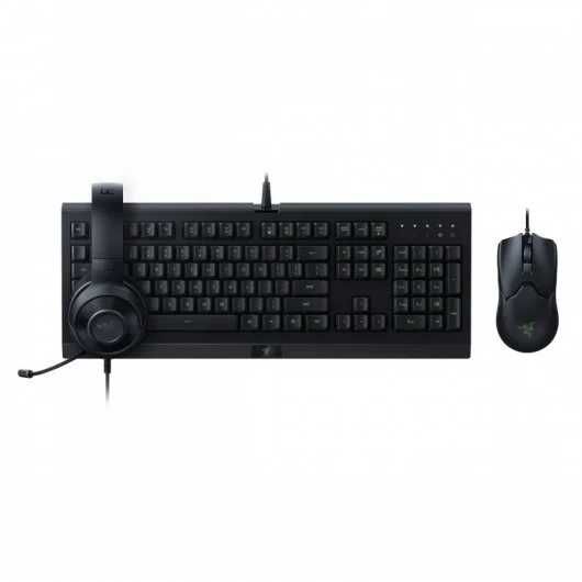 Razer: Teclado Cynosa Lite + Auscultadores Kraken X Lite + Rato Viper
