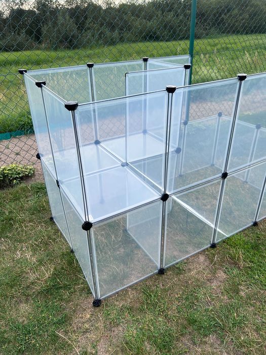 Duża klatka kojec wybieg dla świnki królika zwierząt panelowa NOWA