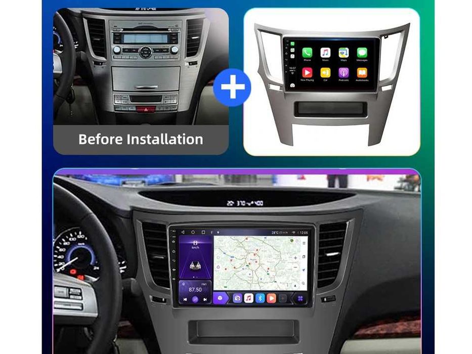 Radio samochodowe Android Subaru Legacy, Outback (9", LHD) 2010+