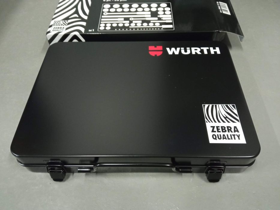 Zestaw kluczy Wurth 1/2" + 1/4" 56 elementów _ nowy _ wysyłka