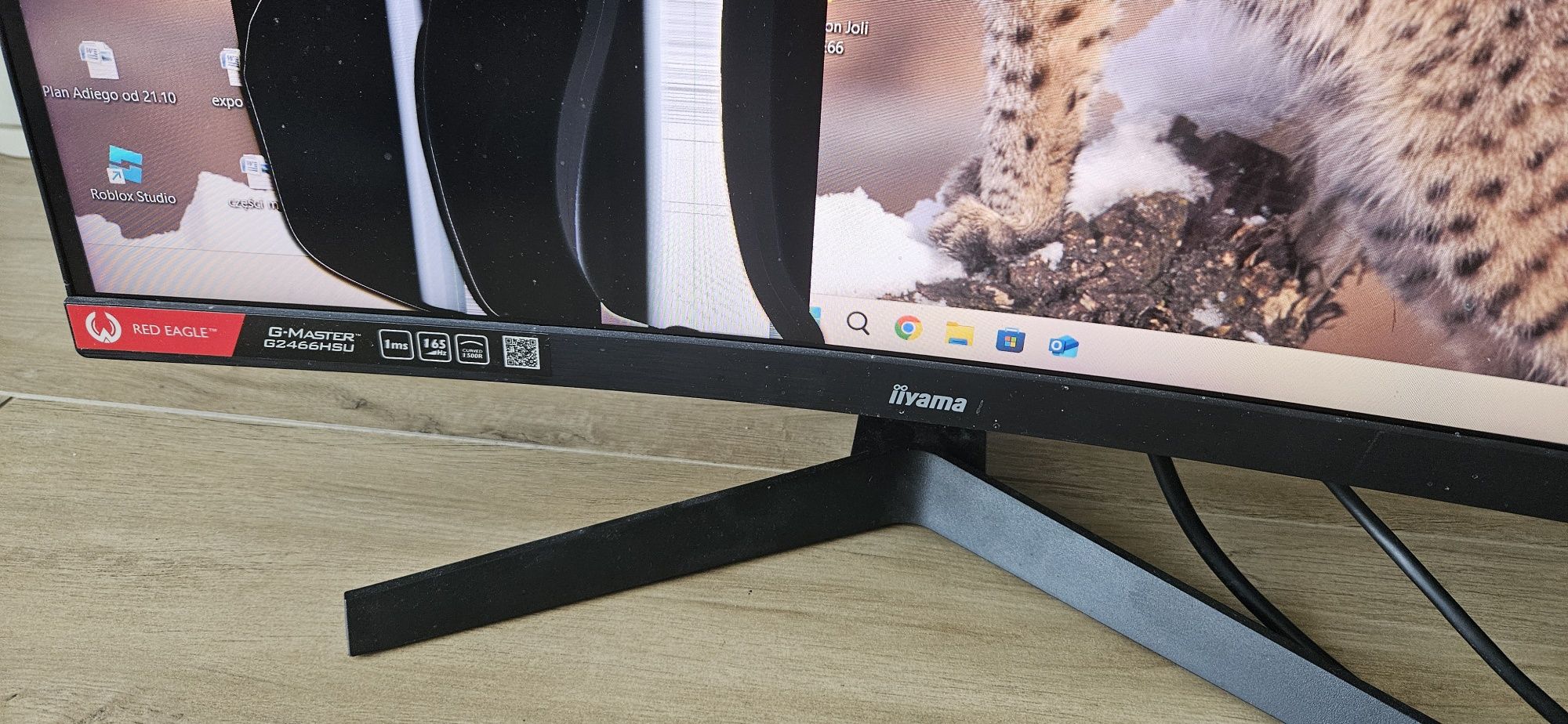 Monitor Iiyama 24 '' cale G2466 HSU. Zbita matryca