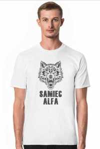 Koszulka T-Shirt Samiec Alfa Wilk różne rozmiary