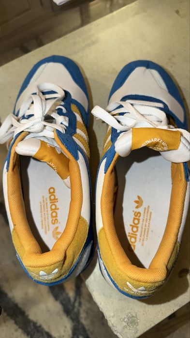 Adidas Originals ZX 700 azul/amarelo – retro runner (bom estado)