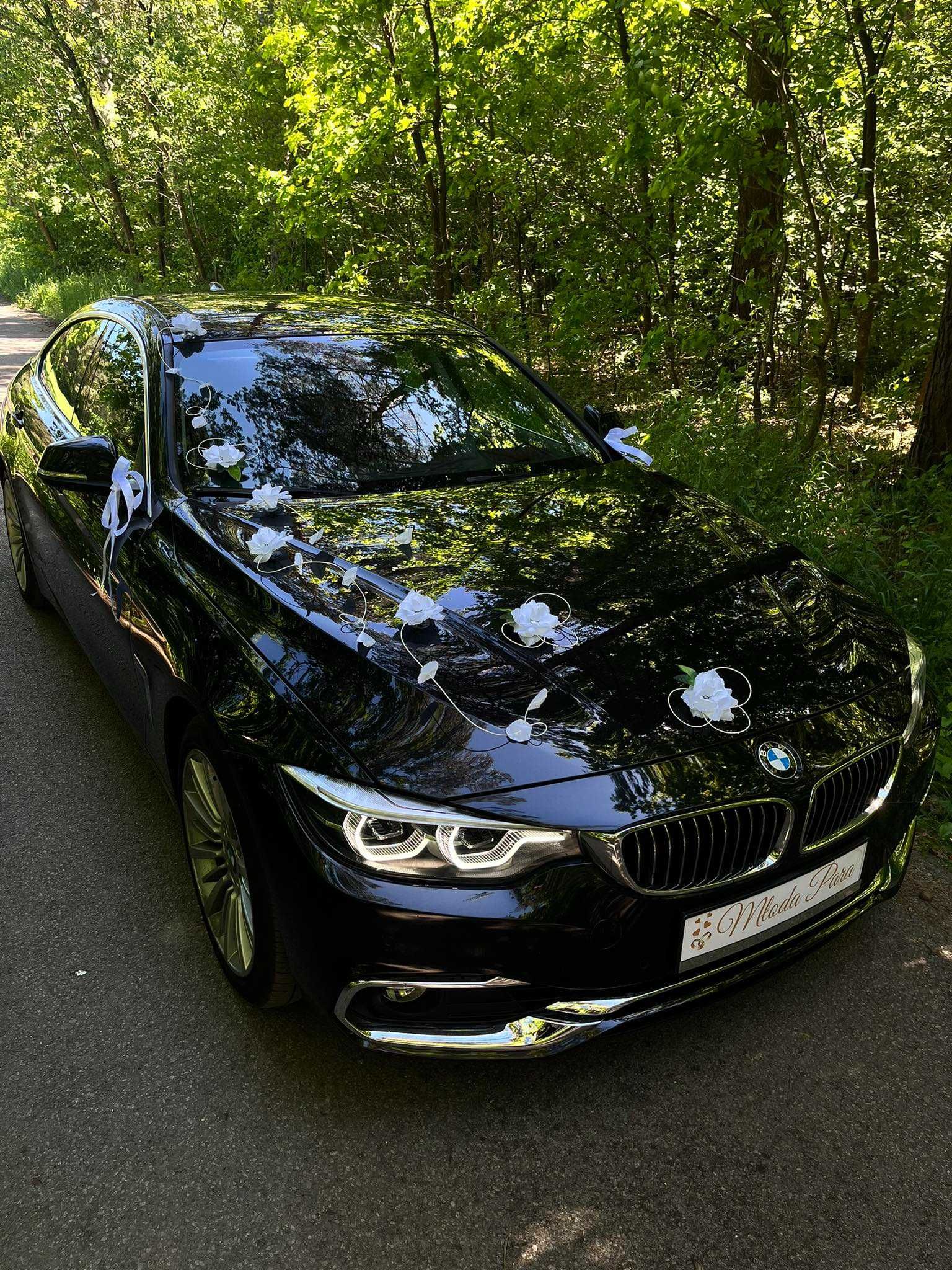 Auto do ślubu BMW F36 seria 4 Czarne